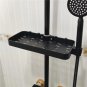 Golden_Rectangle Storage Organizer Storage Rack Bathroom Shampoo Tray Lifting Rod No Drilling Shower