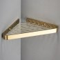 Rose Gold 1_Copper Bathroom Corner Shelf Solid Brass Shower Rack Gel Shampoo Cleanser Storage Holde