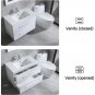 Bathroom Dresser,32" Bathroom Vanity Set Wall Mounted White Cabinet With Sink Combo Chrome Faucet,fl