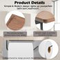 Single Roll-GOLD-D_Wall Toilet Paper Dispenser Holder Self Adhesive Shelf Wooden Wall Mount Tissue P