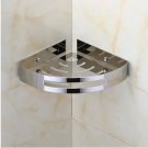 one tier chrome_Rose Gold Corner Shelf  Gold Stainless Steel Bathroom Shelf Bath Shower Shelf Bath S