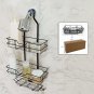 A_Hanging Shower Caddy Over Shower Head No Drilling Rustproof Shower Rack for Bathroom Kitchen &
