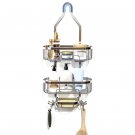 C_Hanging Shower Caddy Over Shower Head No Drilling Rustproof Shower Rack for Bathroom Kitchen &