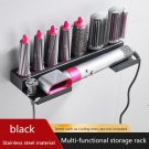 black5_Wall Mount Hair Dryer Holder Dyson Airwrap Shelf Dryer Hair Curler Holder Storage Rack Organi