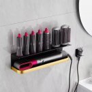 Yellow_Wall Mount Hair Dryer Holder Dyson Airwrap Shelf Dryer Hair Curler Holder Storage Rack Organi