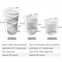 White Double -layer_Creative Bathroom Storage Rack Plastic Rotary Toilet Non-Perforated Triangle Sto