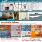 2pcs_TAILI Corner Shower Caddy Suction Cups Small Bathroom Shower Shelf Storage Wall Mounted Shower 