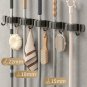 3clamps4hooks-1pcs_Broom Holder Wall Mount Mop Organizer Storage Tool Racks Stainless Steel Hooks No