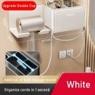 Style L white_Hair Dryer Holder Wall Dryer Cradle Straightener metals Stand Hair dryer Toilet Blower
