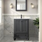 French Grey-24 Inch_30" Bathroom Vanity Sink Combo Vintage Style with Painted Solid Wood Constructio