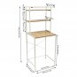 White-Log_Washer and Dryer Storage Shelf Bathroom Space Saving Organizer Standing Rack