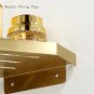 gray  18x18cm_Light Luxury Creative Stainless Steel Corner Shelf Bathroom Toilet Triangle Shelf bath
