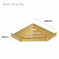 gray 15x15cm_Light Luxury Creative Stainless Steel Corner Shelf Bathroom Toilet Triangle Shelf bathr