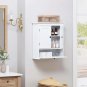 White_Bathroom Cabinet Wall Mounted, Small Bathroom Wall Cabinet Over Toilet, Medicine Cabinet Organ