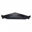 Black L_Wall Mounted Bathroom Corner Shelf Stainless Steel Adhesive Rustproof No-Drilling Shampoo Ho