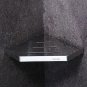 Black L_Wall Mounted Bathroom Corner Shelf Stainless Steel Adhesive Rustproof No-Drilling Shampoo Ho