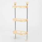 3layer Beige_Toilet Rack No Drilling Shelf Above the Toilet Tank Bathroom Kitchen Storage Rack Shamp
