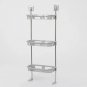 3layer Gray_Toilet Rack No Drilling Shelf Above the Toilet Tank Bathroom Kitchen Storage Rack Shampo