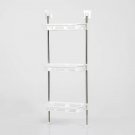 3layer White_Toilet Rack No Drilling Shelf Above the Toilet Tank Bathroom Kitchen Storage Rack Shamp