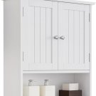 Bathroom C White_Bathroom Wall Cabinet, Bathroom Cabinet Wall Mount with Doors and Open Shelf, Over 