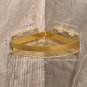 05_Gold Bathroom Storage Rack Non Punching Tripod Wall Mounted Storage Holder Shampoo Shower Gel Sto