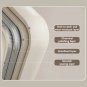 3 Square_Bathroom Storage Rack Hole-Free Wall-Mounted Shampoo Holder White Aluminum Corner Shelf Toi