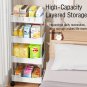 Black-3 Layer_Bathroom Storage Rack With Wheels 3/4 Layer Rolling Utility Cart Kitchen Bathroom Make