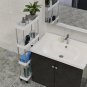 4Layers  white_3/4 Tier Gap Rolling Storage Cart High Capacity Storage Shelf Movable Storage Rack Ki