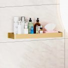40X12X3.5CM_Bathroom brushed gold bathroom storage rack Bathroom shower gel Shampoo storage rack Bat