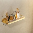 30CM_Gold storage rack wall mounted bathroom wash towel storage rack shampoo skincare product storag