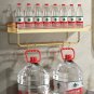 30CM-With rod_Gold storage rack wall mounted bathroom wash towel storage rack shampoo skincare produ