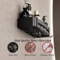 black 1 layer_Shower Corner Shelf Bathroom Storage Shelves No Drilling  Space Aluminum Adhesive Shel