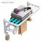 50cm type 01_Towel Holder Shower Rack Bathroom Accessories Fold Wall Organizer Hook Hanger White Bri