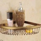 1 layer vintage_Vidric Luxury Gold/Chrome/Vintage bathroom brass shelves shampoo holder corner bath 