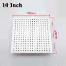 10 Inch_8/10/12 Inch Rainfall Shower Heads Stainless Steel Square Showerhead Ultra Thin Waterfall Sh