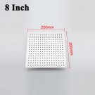 8 Inch_8/10/12 Inch Rainfall Shower Heads Stainless Steel Square Showerhead Ultra Thin Waterfall Sho