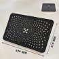 Black_Black Large Flow Supercharge Ceiling Mounted Showerhead 360 Rotation Abs Thicken High Pressure