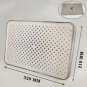 Silver-b_Black Large Flow Supercharge Ceiling Mounted Showerhead 360 Rotation Abs Thicken High Press
