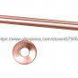 Shower Head Only_Antique Red Copper Round 8" Rainfall Shower Head, Extension Pipe Wall Arm Shower Ar