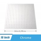 Chrome_Suguword Chrome Stainless Steel Ultrathin Shower Head Large Flow High Pressure Rainfall Squar