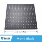 Matte Black_Suguword Chrome Stainless Steel Ultrathin Shower Head Large Flow High Pressure Rainfall 
