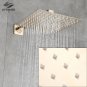 Chrome 10 inch_Rainfall Shower Head 8"/10"/12" Square Bathroom Ultrathin Rain Top Shower Head with S