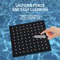 Black_1 Set Black High Pressure Square 8 Inch Rain Shower Head With High Pressure Handheld Shower Co