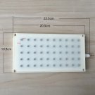 22.5X10.9_ABS 20.5X10.9cm Rectangular Shower 10mm intubation type interface Shower head  5 * 10 hole