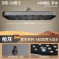 Grey_New 14 Inch Rectangle Rainfall Big Panel Shower Head Large Flow Swivel Water Saving Filter Bath
