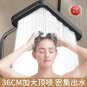 Grey-A_New 14 Inch Rectangle Rainfall Big Panel Shower Head Large Flow Swivel Water Saving Filter Ba