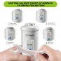Miniwell High Output Revitalizing Shower Filter - Reduces Dry Itchy Skin, Dandruff, Eczema, and Dram
