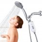Miniwell High Output Revitalizing Shower Filter - Reduces Dry Itchy Skin, Dandruff, Eczema, and Dram
