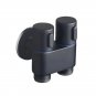 Black Angle valve_Bidet Spray Set Water Jet High Pressure Handheld Bidet Sprayer Toilet Cleaning Hyg