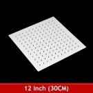12 Inch (30CM)_Rainfall Shower Head 12/10/8 Inch Waterfall Shower Ultra Thin 201 Stainless Steel Squ